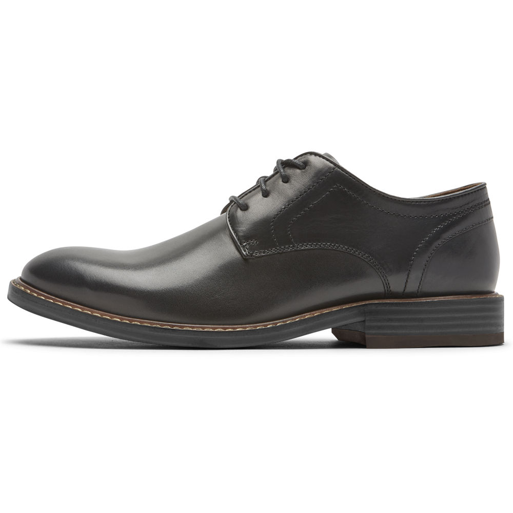 Rockport Mens Kenton Plain Toe - Oxfords Black - NYO413982